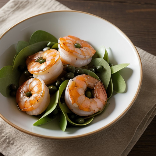 Marinated Shrimp Scallop & Caper Salad W/ Sherry Vinaigre recipe image