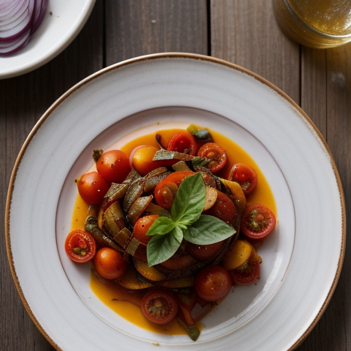 Marinated Tomatoes & Onions (Rubey recipe image