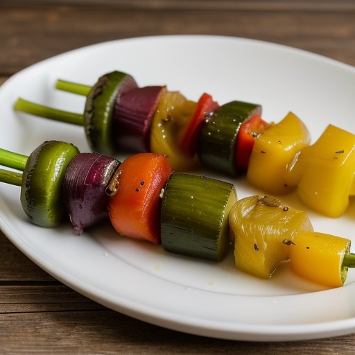 Marinated-Vegetable Kabobs - Country Living recipe image