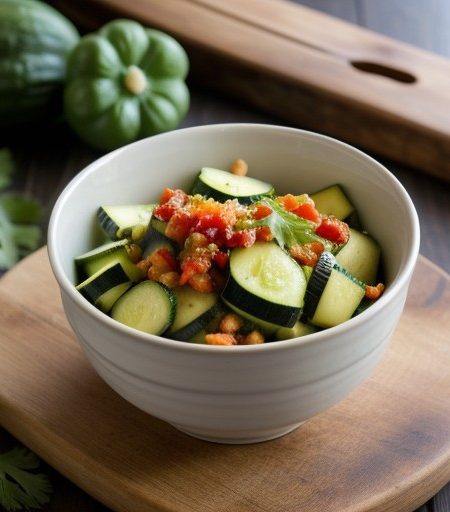 Marinated Zucchini Salad recipe image