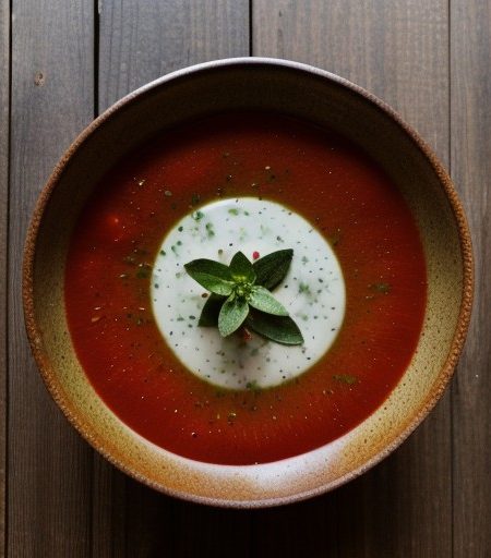 Marjoram-Scented Red Bell Pepper Dressing recipe image