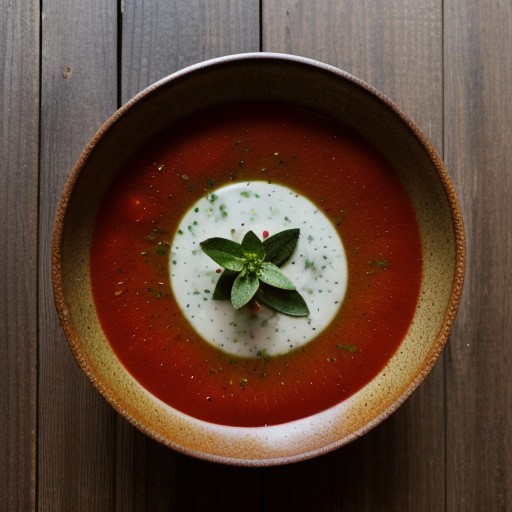 Marjoram-Scented Red Bell Pepper Dressing recipe image