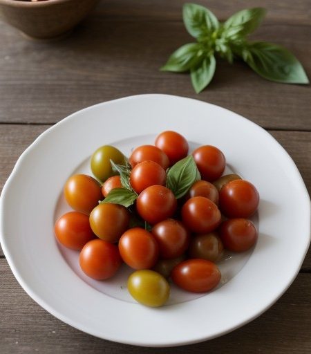 Marlnated Tomatoes recipe image