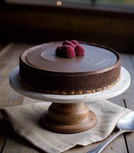 Marquise Chocolate Mousse Cake recipe image