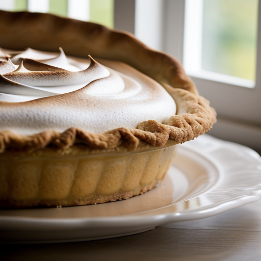 Marshmallow-Apple Meringue Pie recipe image