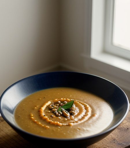 Martha Shulman's Pumpkin & White Bean Soup recipe image