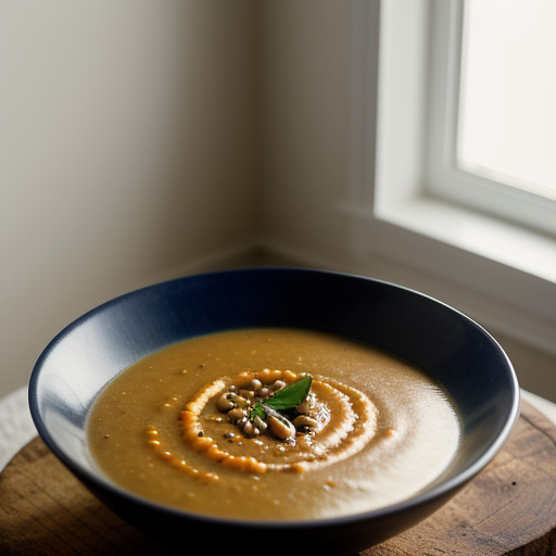 Martha Shulman's Pumpkin & White Bean Soup recipe image