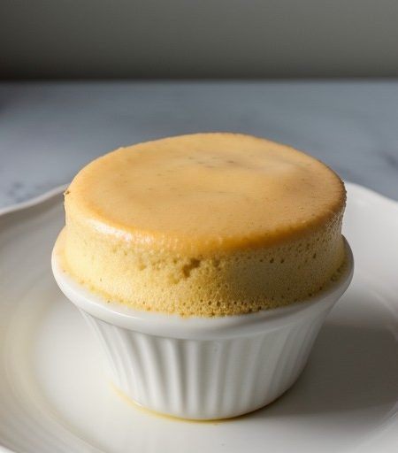 Mary Tyler Moore's Simple Applesauce Souffle and Topping recipe image
