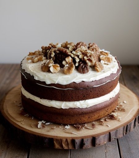 Mary's Coconut-Walnut Cake recipe image