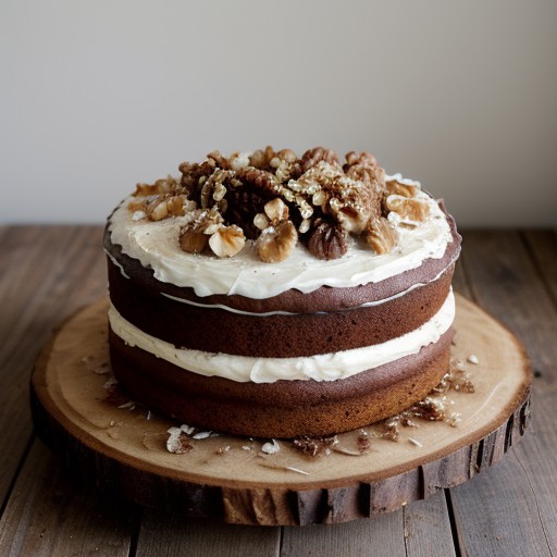 Mary's Coconut-Walnut Cake recipe image