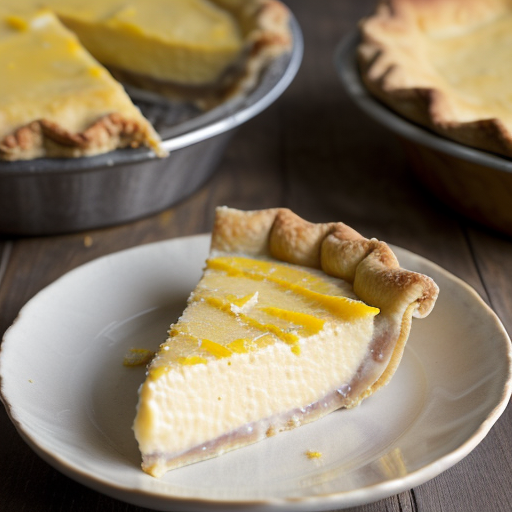 Mary's Raisin Cream Pie recipe image