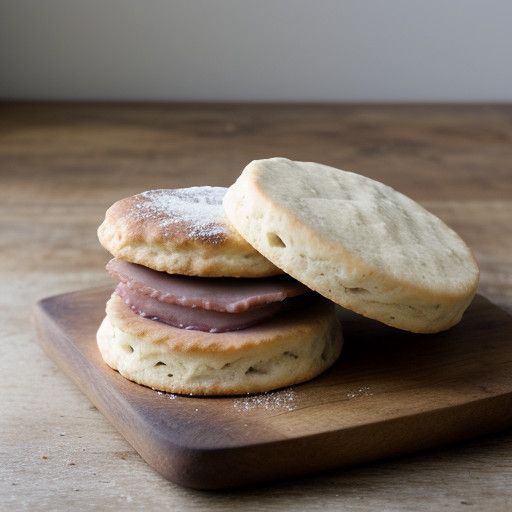 Masa Biscuits With Ham and Green Chile Gravy recipe image