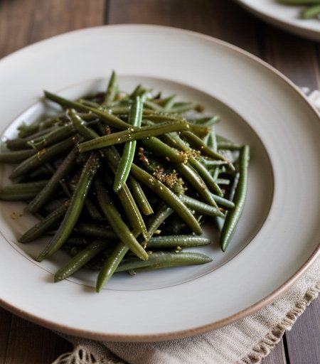 Masaledar Sem [Spicy Green Beans] recipe image