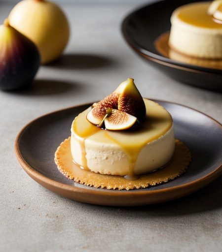 Mascarpone With Wafers~ Caramelised Fresh Fig recipe image