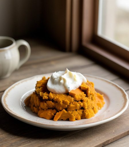 Mashed Maple Sweet Potatoes recipe image