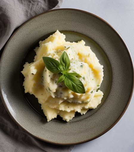 Mashed Potatoes With Basil and Chives - House Beautiful recipe image