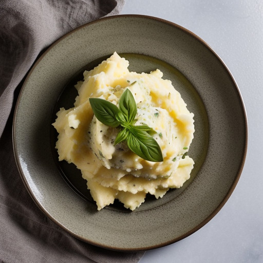 Mashed Potatoes With Basil and Chives - House Beautiful recipe image