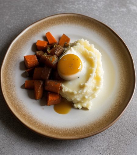 Mashed Potatoes With Carrots & Caramelized On recipe image