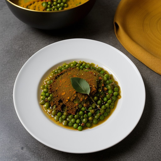 Matar Dal Shorshe Diyea recipe image