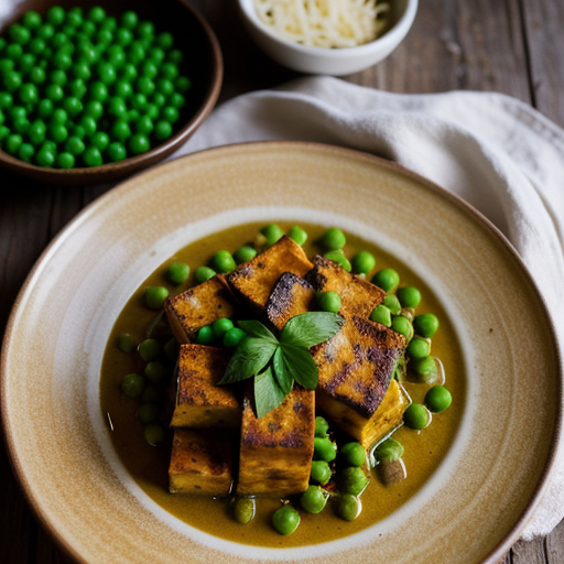 Mattar Paneer (Peas & Cheese recipe image