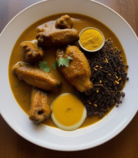 Matt's Honey Curry Chicken Wings recipe image