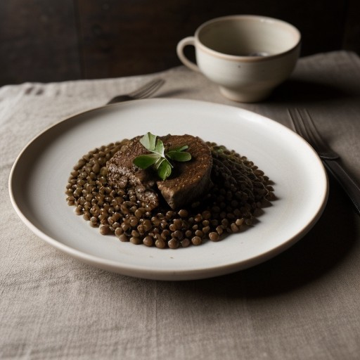 Mawmenye - Lentils and Lamb Medieva recipe image