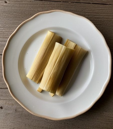 Maya Corn & Bean Tamales recipe image