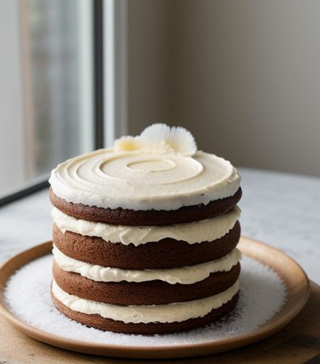 Mayonnaise Cake With Frosting recipe image