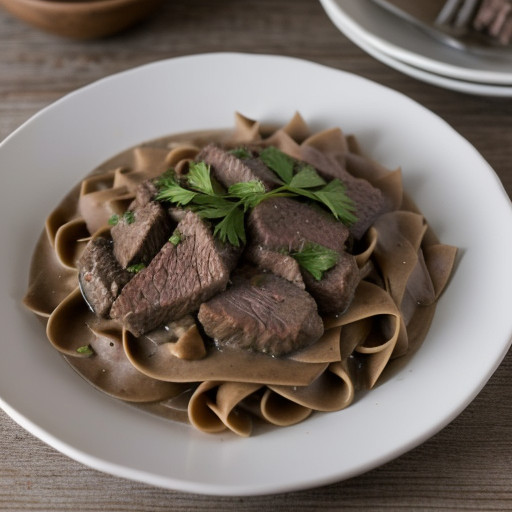 Mean & Lean Beef Stroganoff recipe image