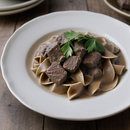 Mean & Lean Beef Stroganoff recipe image