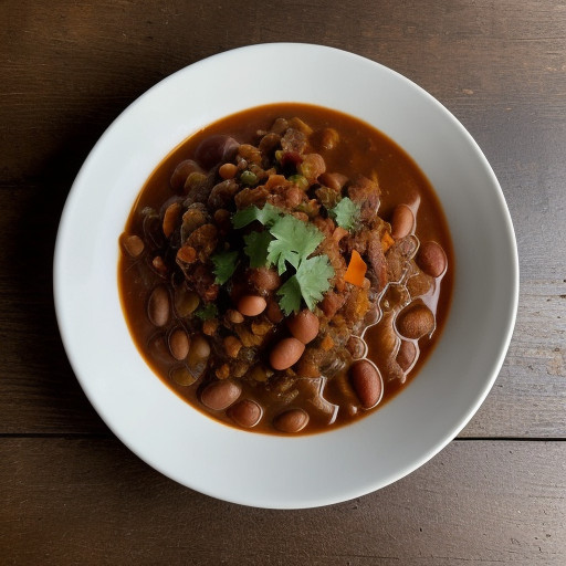 Mean Lean Vegetable Chili recipe image
