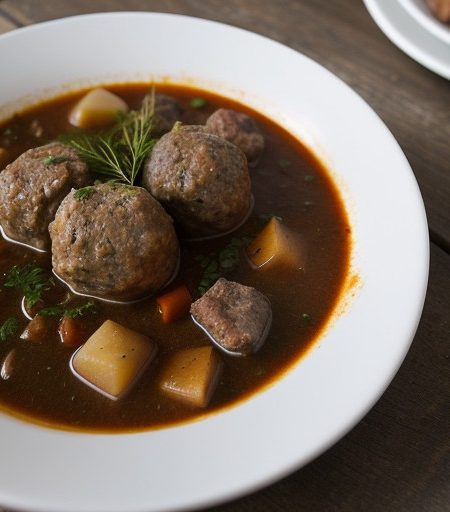 Meat Ball Stew recipe image