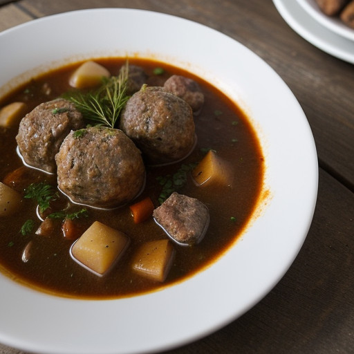 Meat Ball Stew recipe image
