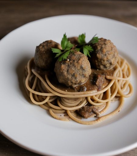 Meat Balls Stroganoff recipe image