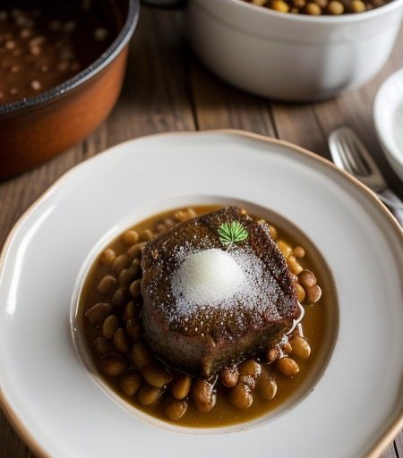 Meat Cholent recipe image