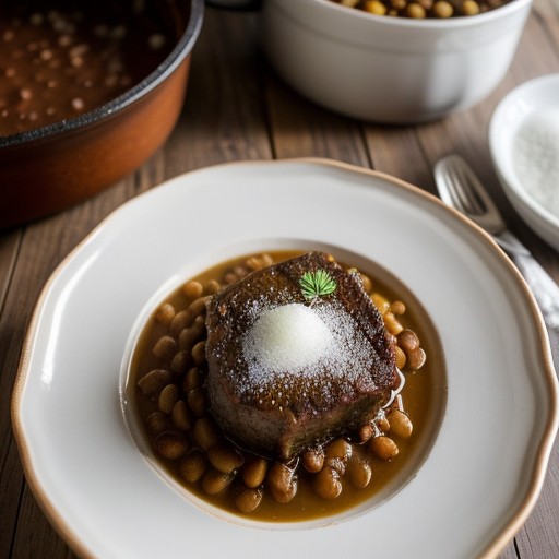 Meat Cholent recipe image