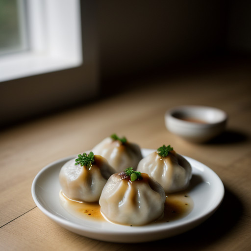 Meat Dumplings Poached or Pot-Sticker Style recipe image