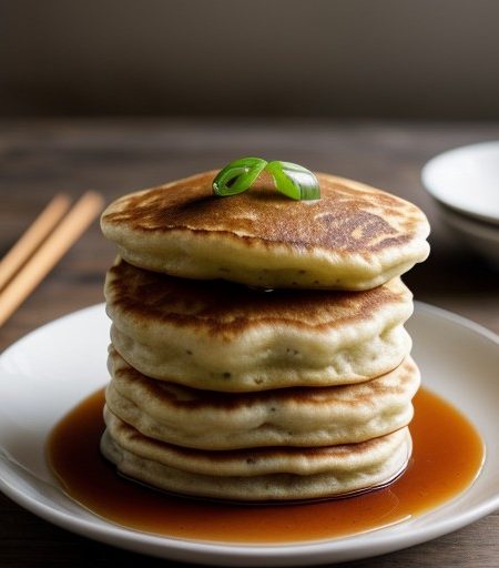 Meat Filled Oriental Pancakes recipe image