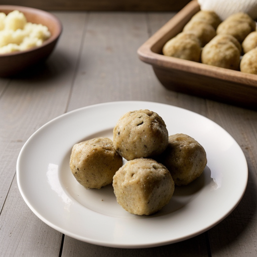 Meat-Filled Potato Balls recipe image