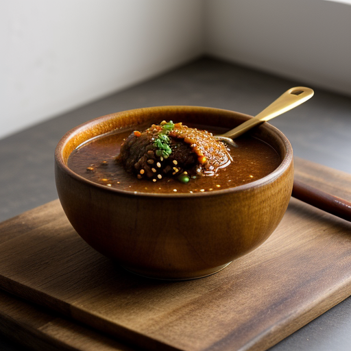 Meat Sauce for Vegetables (Korean Chang recipe image