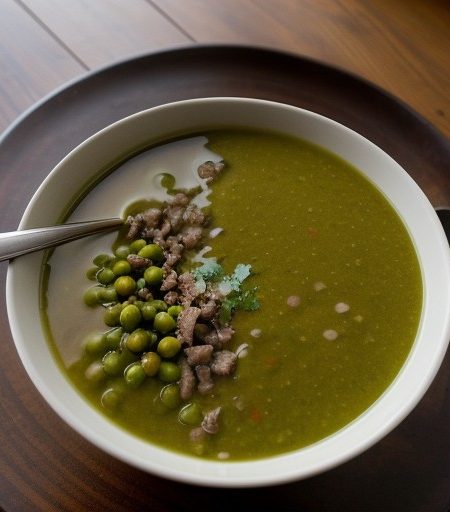 Meat Split Pea Soup  recipe image