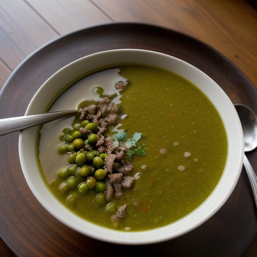 Meat Split Pea Soup  recipe image