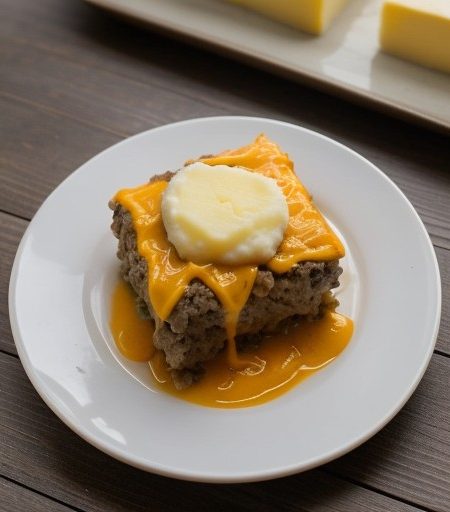 Meat and Potato Squares recipe image