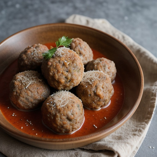 Meatballs to Serve With Spaghetti Sauce recipe image
