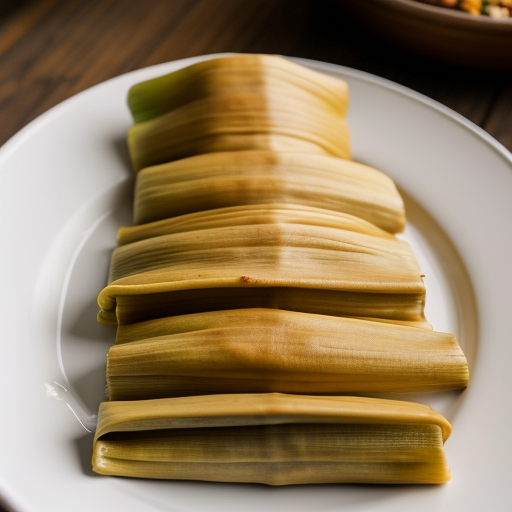 Meatless Bulgur-Filled Tamales recipe image