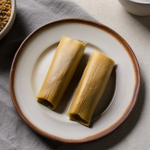 Meatless Bulgur-Filled Tamales recipe image