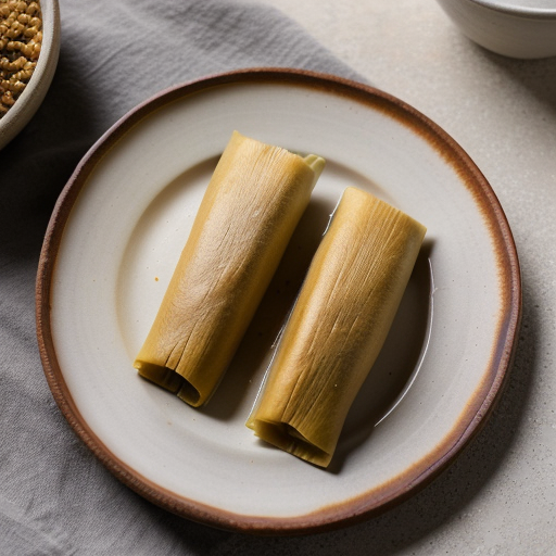 Meatless Bulgur-Filled Tamales recipe image