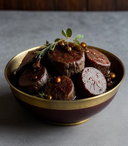 Medallions of Venison With Sun Dried Cherry Sauce recipe image
