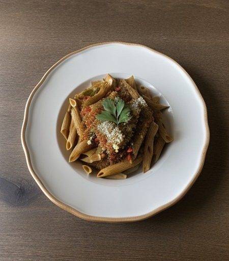 Mediterranean Baked Penne recipe image