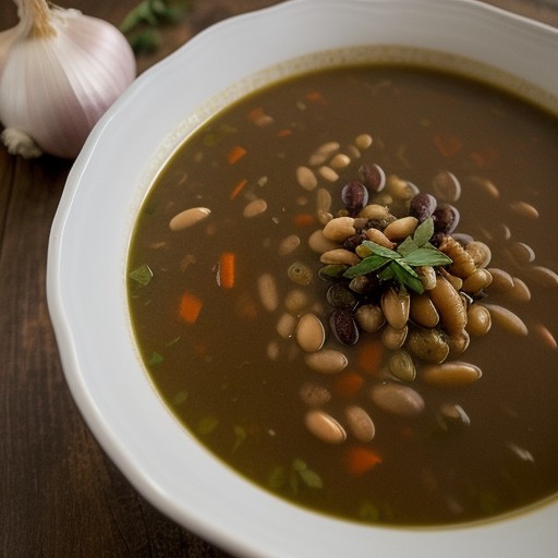 Mediterranean" Bean Soup recipe image